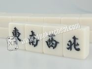 Laser Backside Marked Mahjong With Different Invisible Ink For Cheating Mahjong Cheating Devices