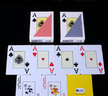 کارت های نامرئی پلاستیکی RUITEN / قرمز رنگ کارت های پوکر معروف