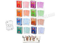 مسابقات قمار پلاستیکی قرمز ایتالیا کارتهای بازی ماداگاسکار تگزاس هولدم (روباز)