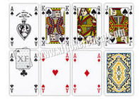کارت قرمز / آبی پلاستیکی باریک KEM کارت های بازی پلاستیکی برای لوازم جانبی قمار