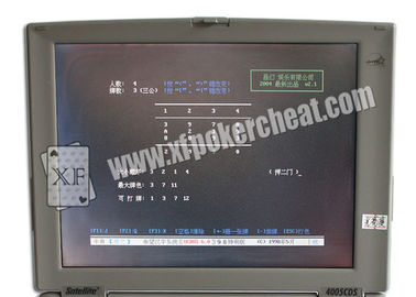 Grey Plastic Professional Card Cheat Computer , Casino Gambling Devices