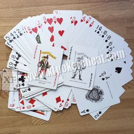 Gold Dragonfly Plastic Coated Playing Cards With 2 Regular Index