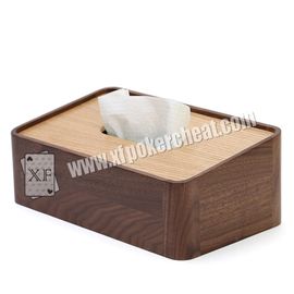 پوکر اسکنر / چوبی جعبه جعبه برای پوکر آنالایزر کارت های علامت گذاری شده است