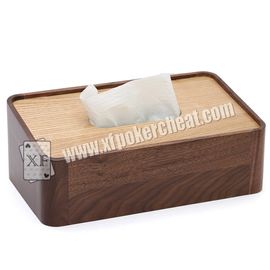 پوکر اسکنر / چوبی جعبه جعبه برای پوکر آنالایزر کارت های علامت گذاری شده است
