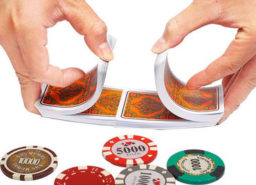 کارت های نامرئی پلاستیکی پلاستیکی T-X053 Noble شماره کارت بازی در Poker Cheating