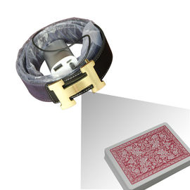 پوکر چت کردن دستگاه Black Leather Strap Camera کمربند با فاصله 19 - 35cm