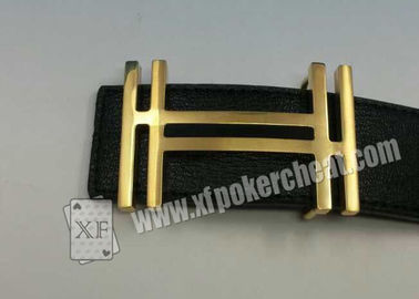پوکر چت کردن دستگاه Black Leather Strap Camera کمربند با فاصله 19 - 35cm